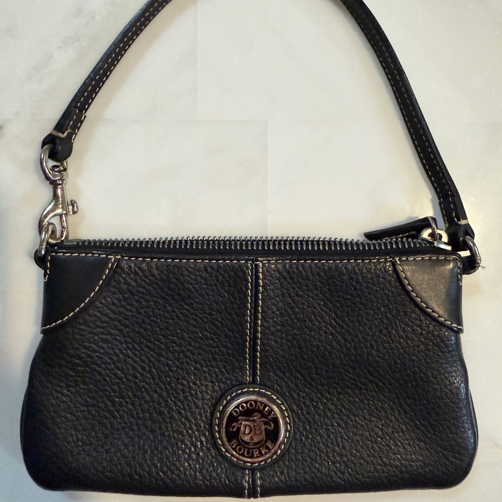 Dooney & Bourke Black Leather Wristlet